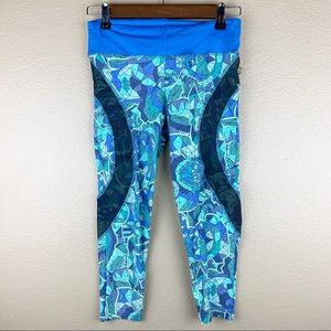 Maaji Teal Capri Workout Leggings